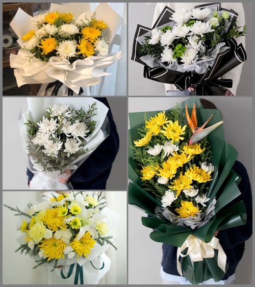 广东潮州市潮安区登塘镇凤岗埔村白事花束代送
